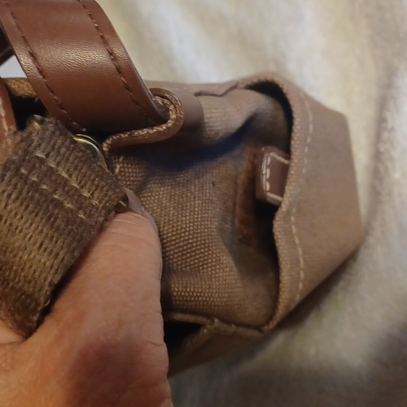 Fossil canvas bag no.054 over the shoulder handbag purse - Picture 6 of 8